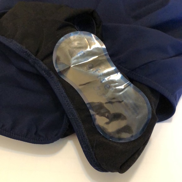 NEW PROFILE BY GOTTEX Navy Mashrabiya One-piece Swimsuit 12 - Picture 14 of 14